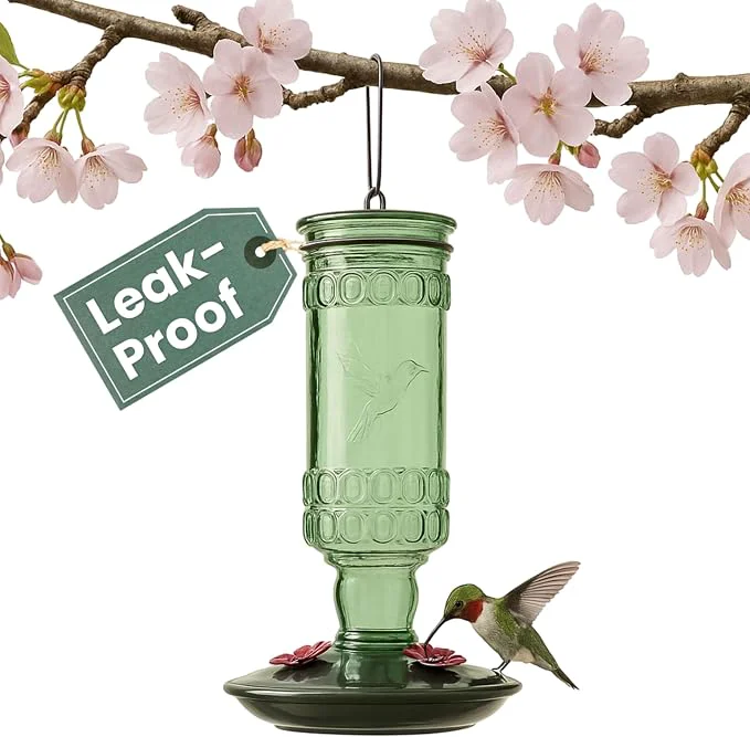 Optimized Perky-Pet Glass Bottle Hummingbird Feeder Classic
