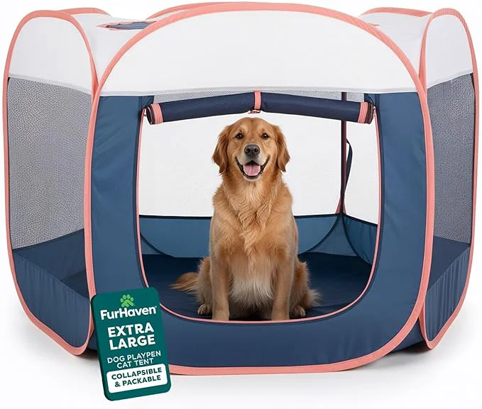 Specialty FurHaven Portable Pet Playpen for Dogs Cats Extra Large Indoor Kitten Playpen Classic