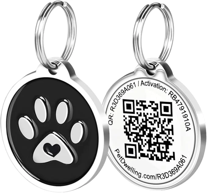 Effective Pet Dwelling QR Code Pet ID Tag – Smart Dog Cat ID Tags Exclusive