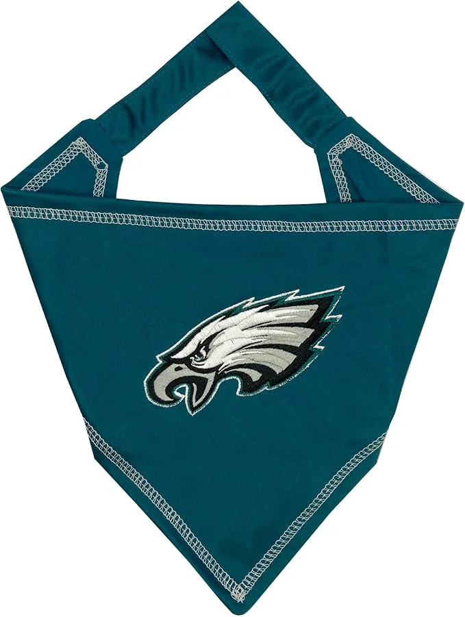 Unique Pets First NFL Philadelphia Eagles TIE Bandana Large X-Large. Dog Bandana Selected