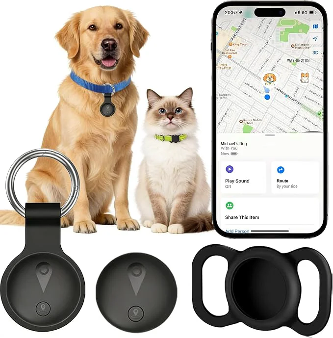 Soft GPS Tracker for Dogs Smart Collar Selected