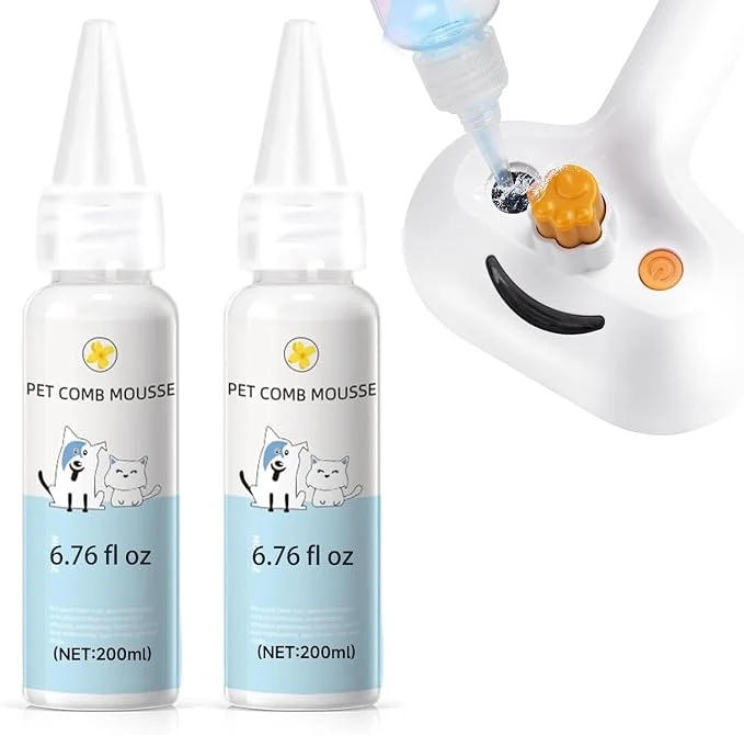 Efficient Pet Steam Brush Spray Refill for Dogs Cats – Concentrated Waterless Shampoo Specialty