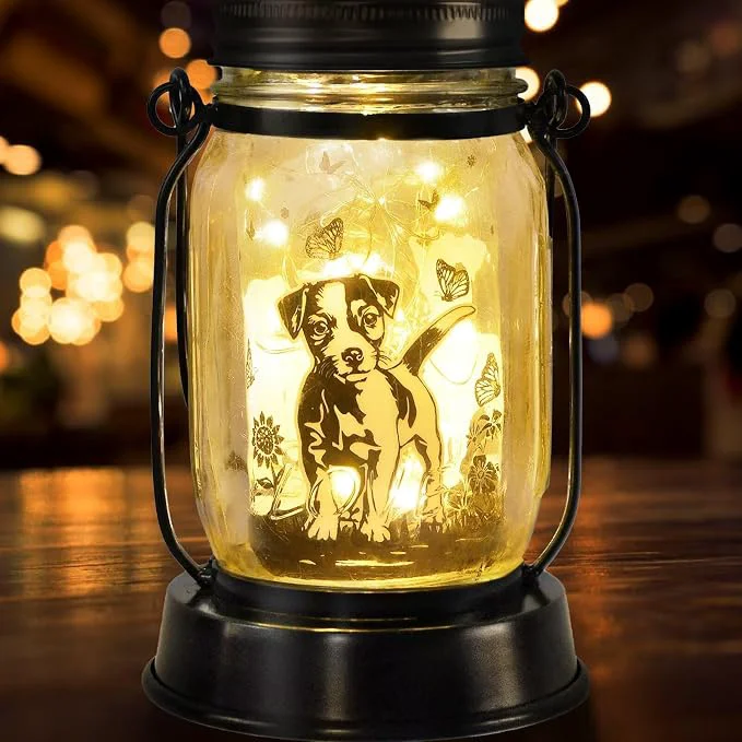 High-End Jack Russell Terrier Gifts for Women Men Jack Russell Terrier Solar Lanterns Modern