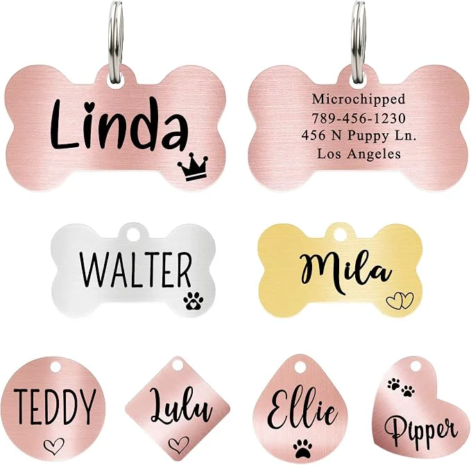Trusted Ultra Joys Custom Personalized Dog ID Tag Clean