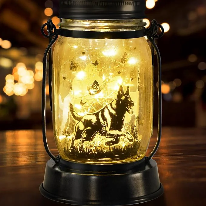 Contemporary Belgian Malinois Dog Gifts for Women Men Belgian Malinois Solar Lanterns Authentic