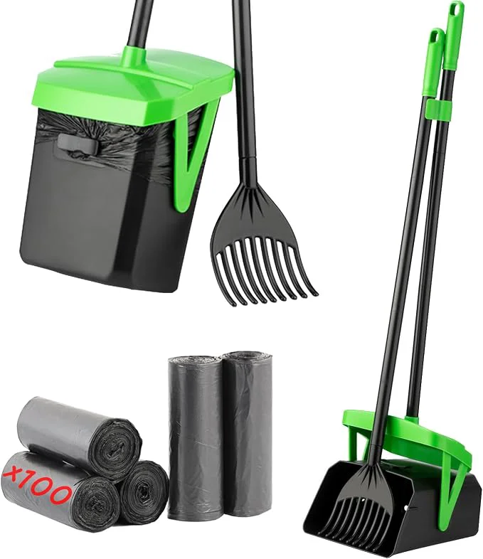 Quality Pooper Scooper Swivel Bin Rake Official