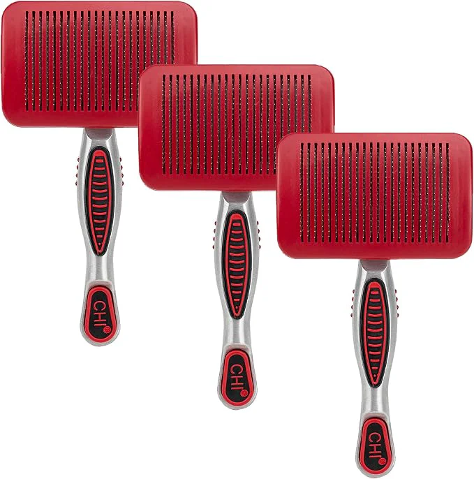Stylish CHI for Dogs Self Cleaning Slicker Brush Excellent