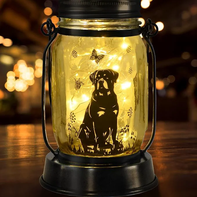 Trusted kyoryuger Rottweiler Gifts for Women Men Rottweiler Solar Lanterns Dog Mom Organic