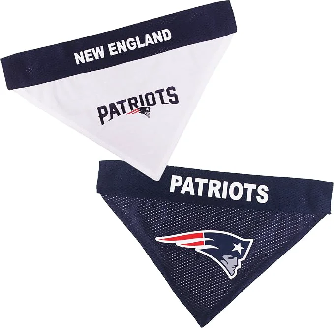 Proven Pets First NFL New England Patriots Reversible Bandana Size XX-Large Original Design