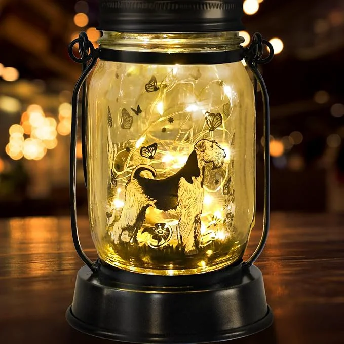 Proven Kerry Blue Terrier Gifts for Women Men Pet Solar Lanterns Kerry Blue Terrier High-Grade