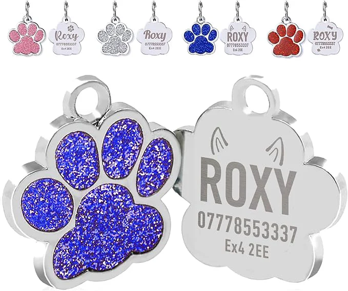 Comfortable EDSG Cat Dog Tags Personalized for Pets Dog Name Tags Cat Name ID Tag Healthy