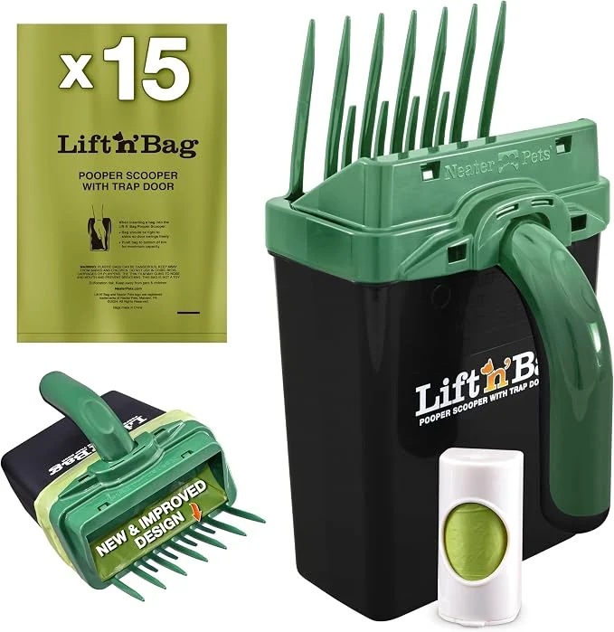 Solid Neater Pet Brands Lift N Bag 2.0 Dog Pooper Scooper Durable