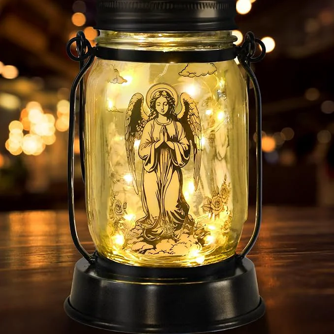 Original Design kyoryuger Guardian Angel Gifts for Women Men Angel Praying Solar Lantern Mom Casual