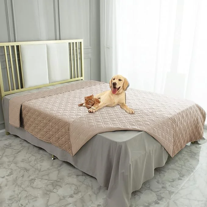 Top-Quality Ameritex Waterproof Blanket Reversible Dog Bed Cover Pet Blanket Safe
