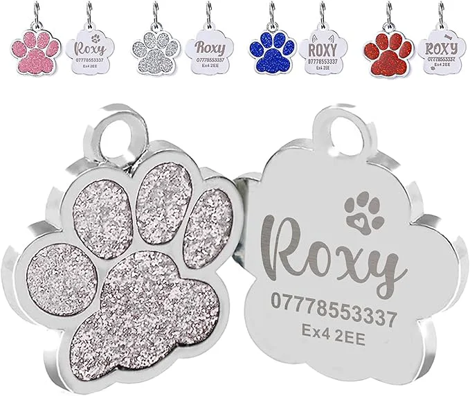 Sustainable EDSG Cat Dog Tags Personalized for Pets Dog Name Tags Cat Name ID Tag Healthy