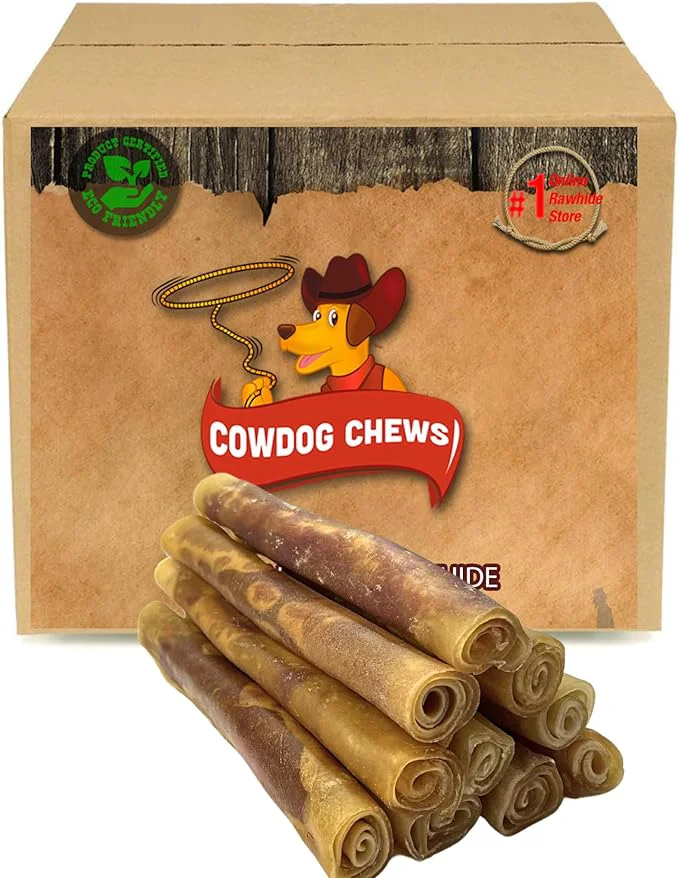Fashionable Cowdog Chews Rawhide Gourmet Meaty Rolls 9-10 10 Pack Premium Dog Treats with Savory Beef Filling Long-Lasting Chew for Aggressive Chewers High-Protein Natural IngredientsOverview Refined