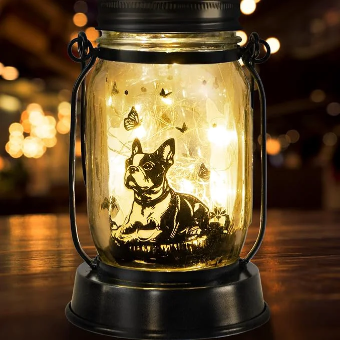 Genuine Boston Terrier Gifts for Women Men Boston Terrier Solar Lanterns Mom Birthday World-Class