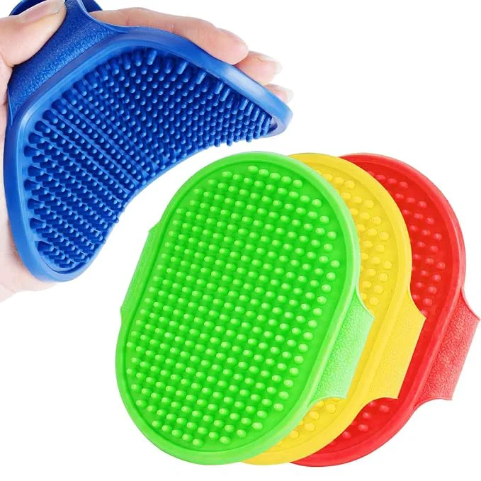 Breathable 4 Pack Dog Grooming Brush Premium Soft Silicone Pet Bath Brushes