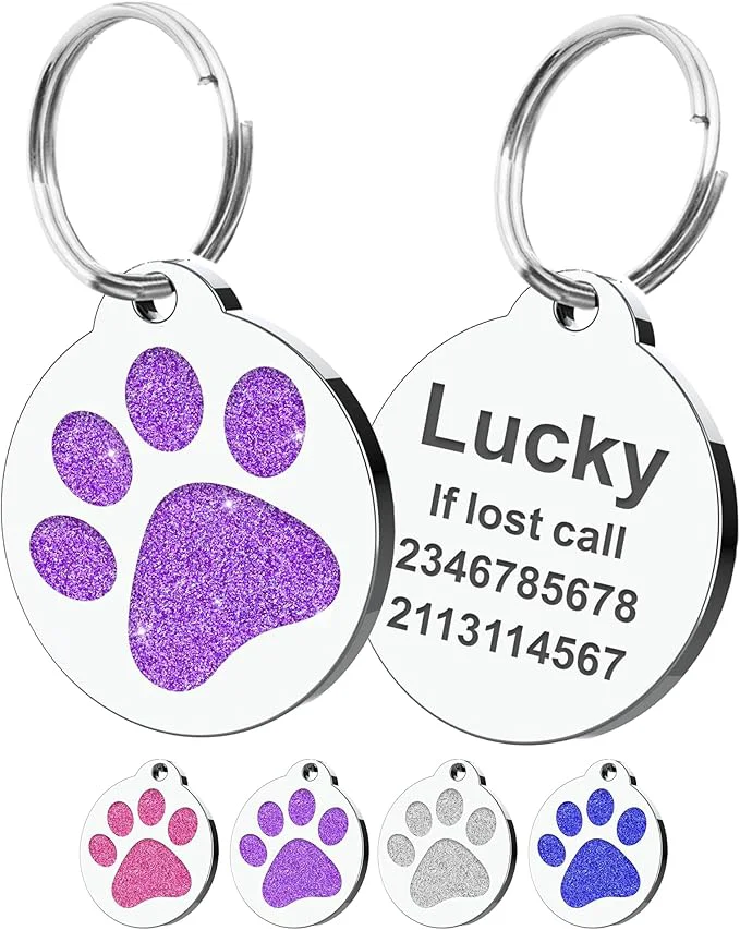 Superior Dog Tags Personalized for Pets Dog Name Tags Personalized Dog Tag Engraved Soft