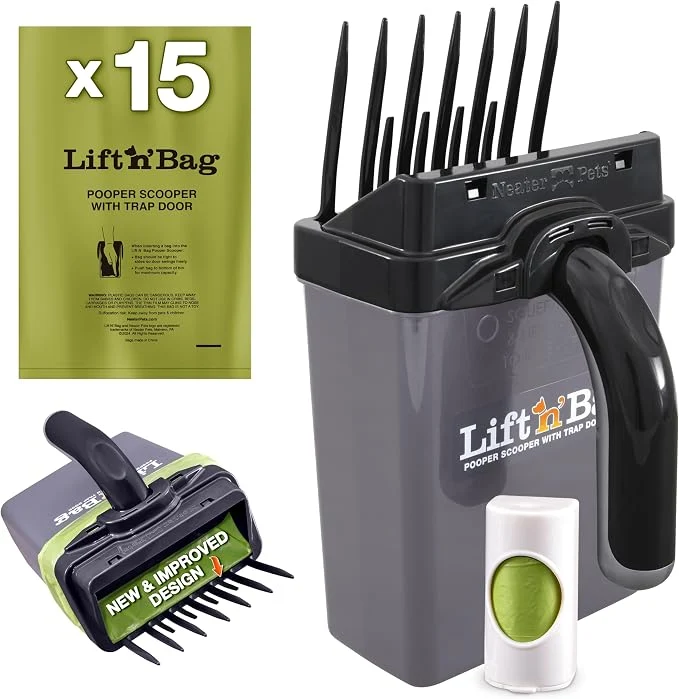 Effective Neater Pet Brands Lift N Bag 2.0 Dog Pooper Scooper Premium