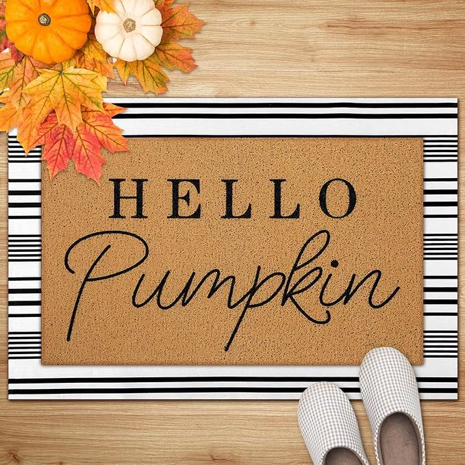 Sophisticated Tinideya 2 Pcs Door Mat Welcome Non Slip Coir Mats Floor Layering Doormats Consistent