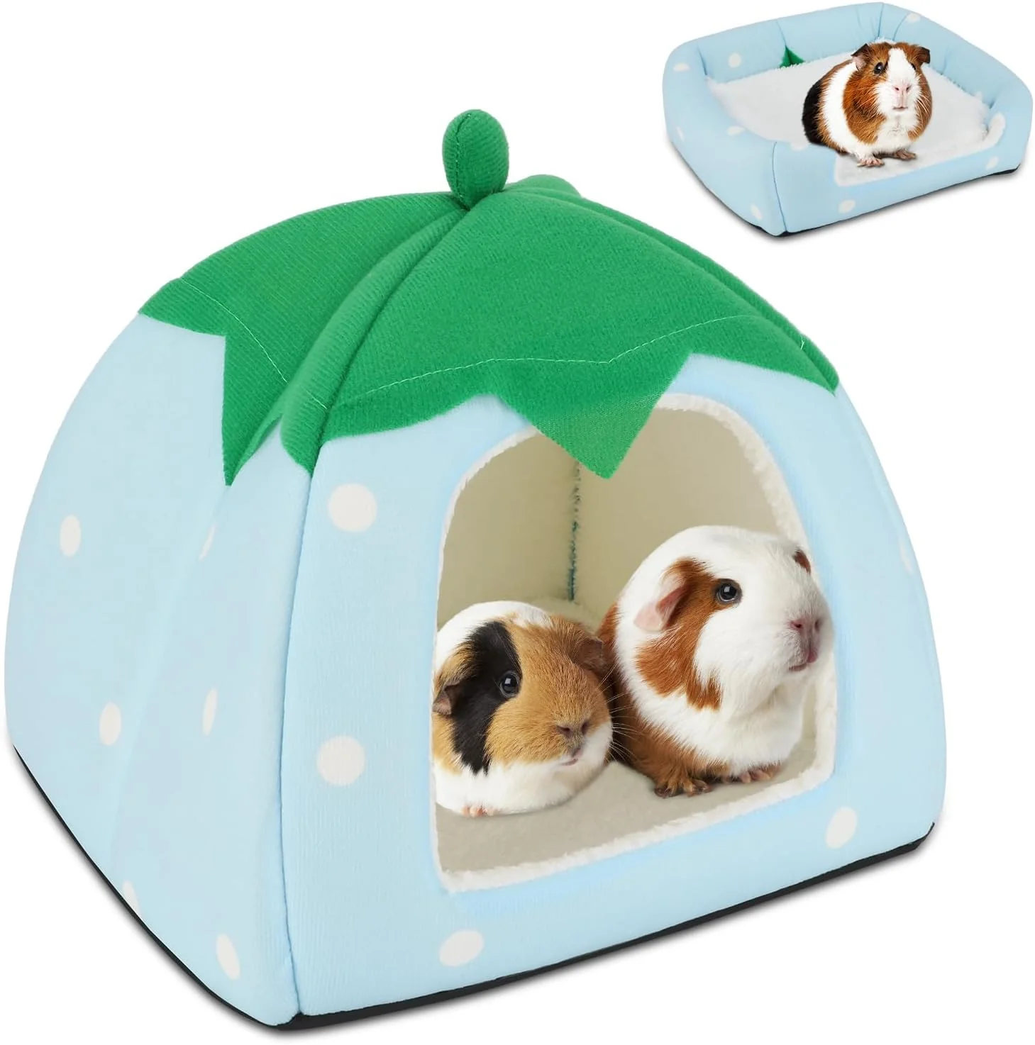 Responsible BWOGUE Guinea Pig House Bed Cozy Hamster Cave Large Hideout for Dwarf Rabbits Hedgehog Bearded Dragon Winter Nest Hamster Cage Accessories Innovative
