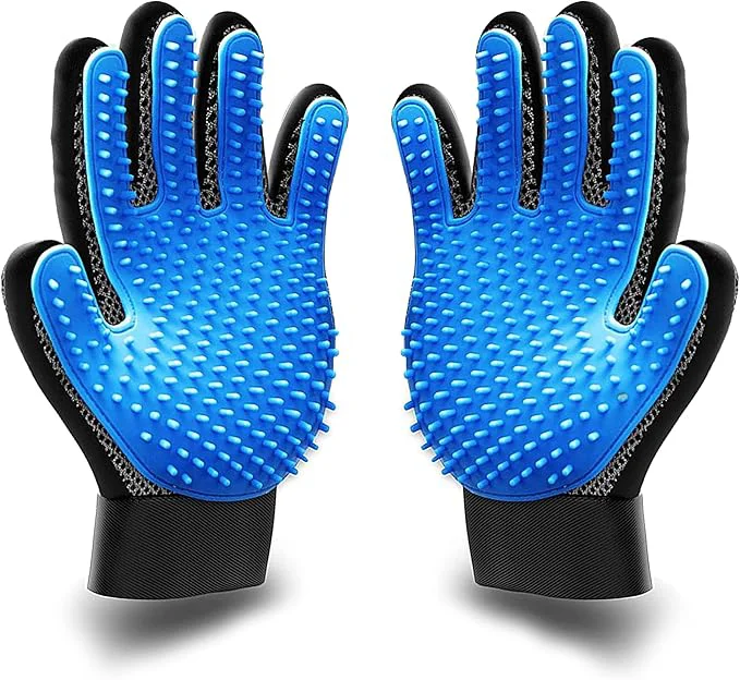 Easy-to-Use KENNELS KATS Pet Grooming Gloves Deshedding Glove Reliable