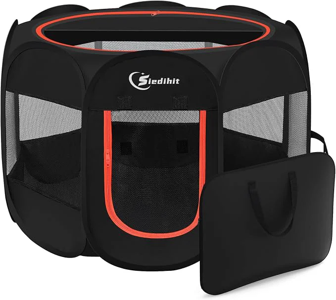 Comfortable Dog Playpen Puppy Pet Playpens Indoor Solid