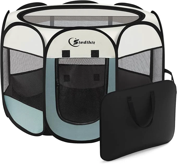 Excellent Large Dog Cat Playpen Puppy Pet Playpen Indoor Enhanced