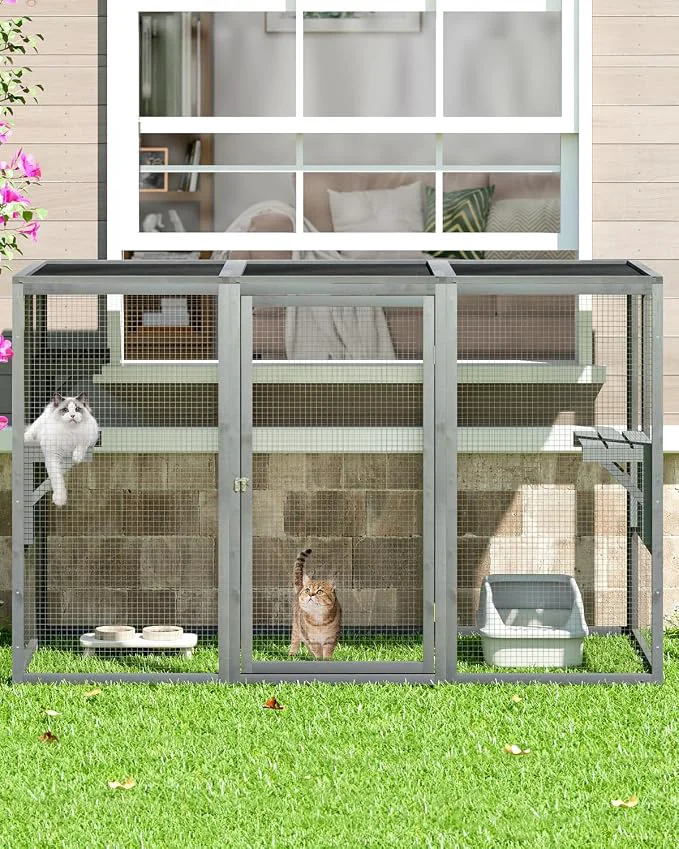 Excellent Catio Outdoor Cat Enclosure Wooden Large Catios Innovative