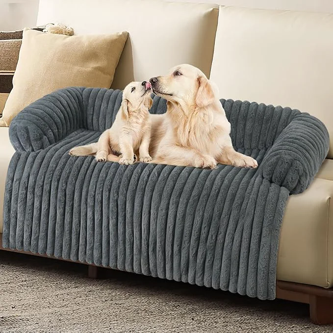 Superior Wn's Day Luxurious Dog Couch Bed Washable Calming Dog Couch Cover Removable Expertly Made