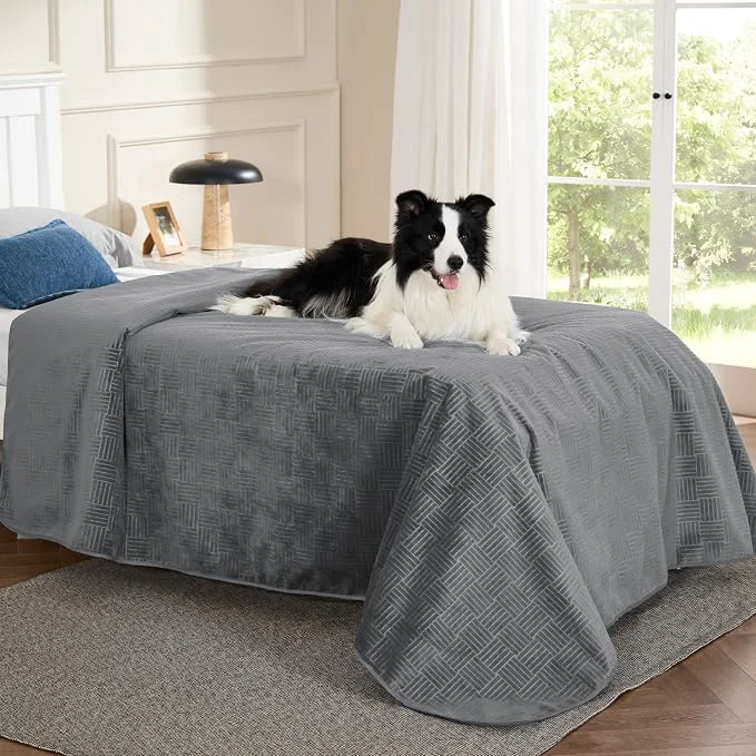 Official Bedsure Waterproof Bed Cover for Dogs Washable Fashionable