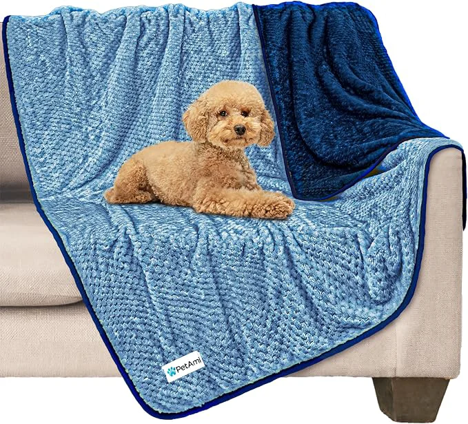 Reusable PetAmi Waterproof Dog Blanket Leakproof Puppy Blanket Smooth