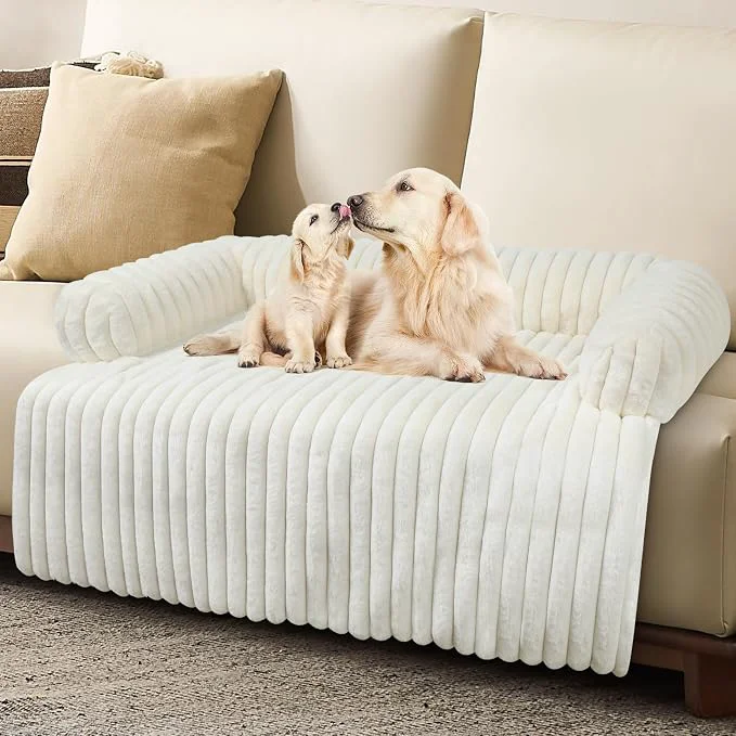 Exclusive Wn's Day Luxurious Dog Couch Bed Washable Calming Dog Couch Cover Removable World-Class