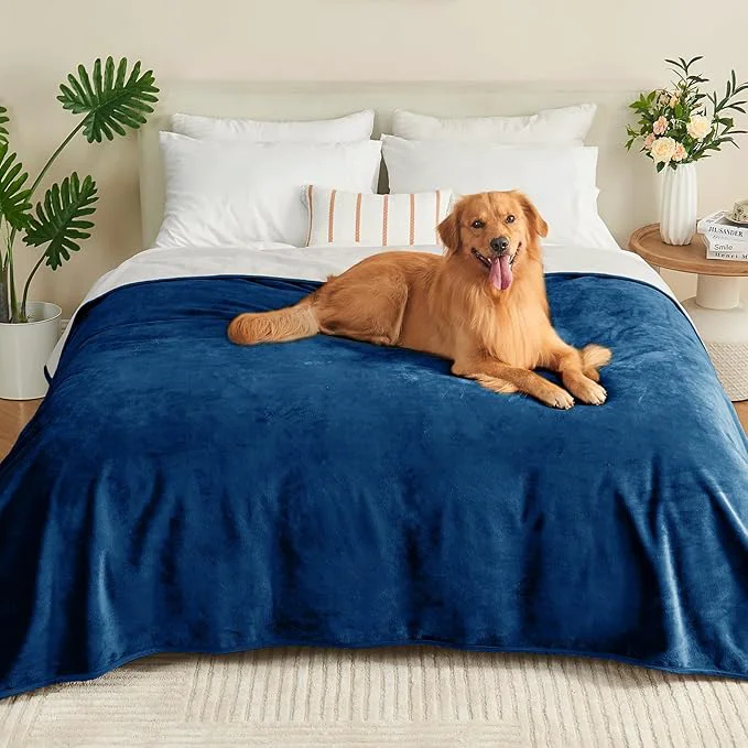 Healthy Waterproof Blanket 60 x80 for Adults Reversible Waterproof Bed Cover for Dogs Dependable