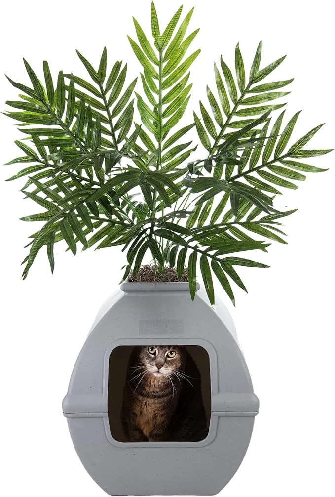 Solid Good Pet Stuff Hidden Litter Box Planter Decorative Cat Litter Enclosure Carefully Designed