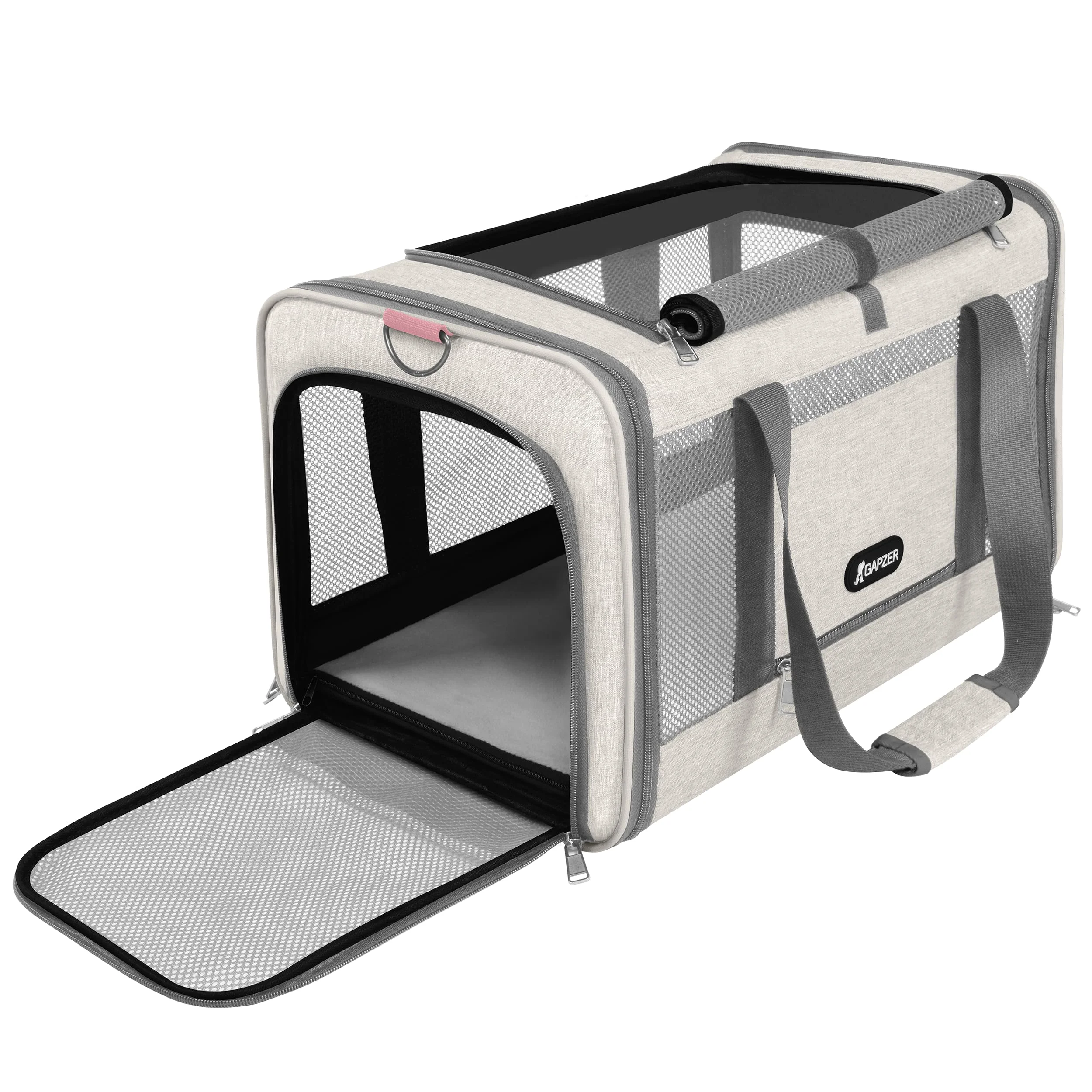 Fast GAPZER Cat Carrier American Airline 18x11x11 – Top Opening Soft Pet Carrier Innovative