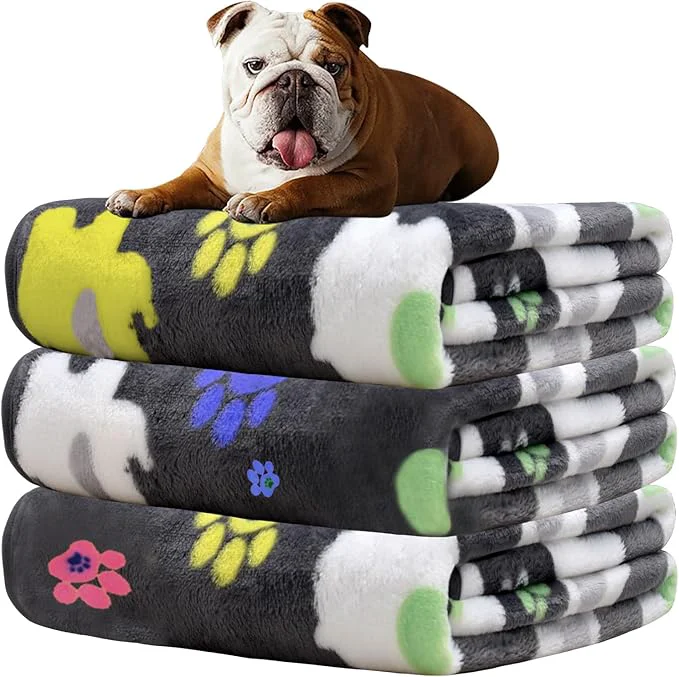 Green Rezutan Dog Blanket for Medium Dogs 1 Pack 3 Premium Soft Cat Puppy Blankets World-Class