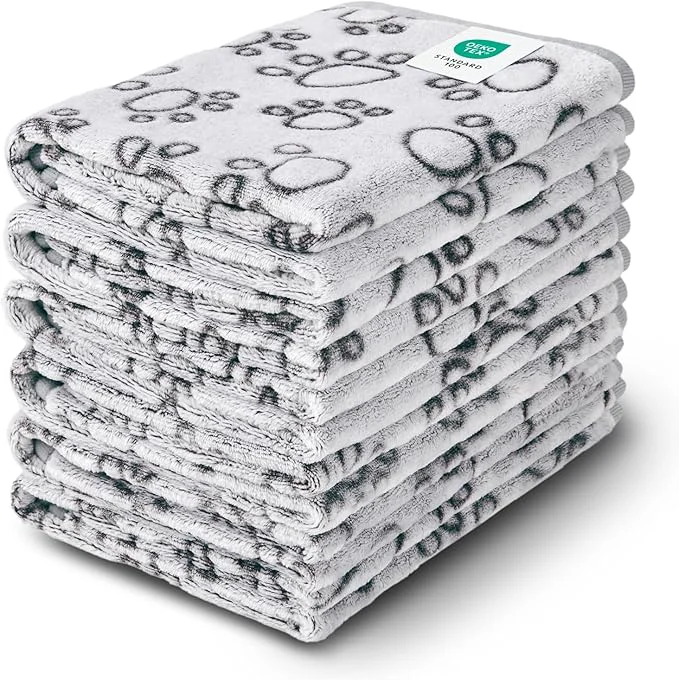Crafted Luciphia 1 Pack 6 Dog Blankets Cat Soft Fluffy Fleece Pet Blanket Warm Cute Top-Quality