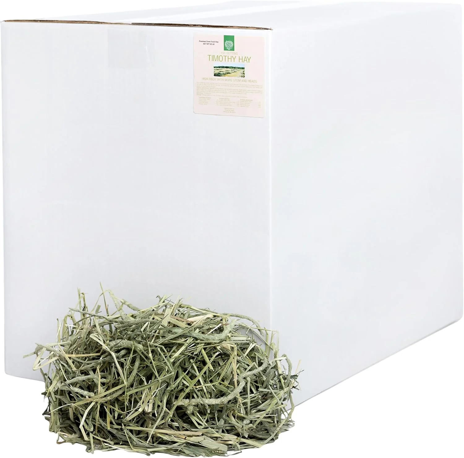 Contemporary Small Pet Select 1st Cutting Timothy Hay Animal Food for Guinea Pig Rabbit Hamster Bunny or Chinchilla Natural Hay Grown in The USA 40lb Advanced