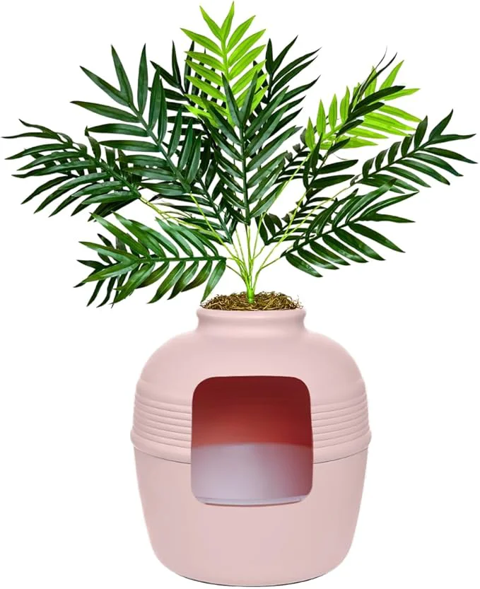 Easy-to-Use Good Pet Stuff Hidden Litter Box Planter Decorative Cat Litter Enclosure Original Design