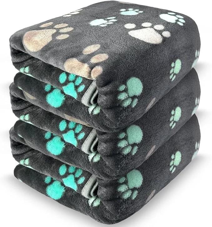 Sophisticated Dog Blankets for Large Dogs Soft Fluffy Flannel Pet Blanket Mat Cover for Bed Functional