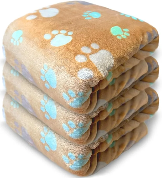 Trusted Dog Blankets for Large Dogs Soft Fluffy Flannel Pet Blanket Mat Cover for Bed Elegant