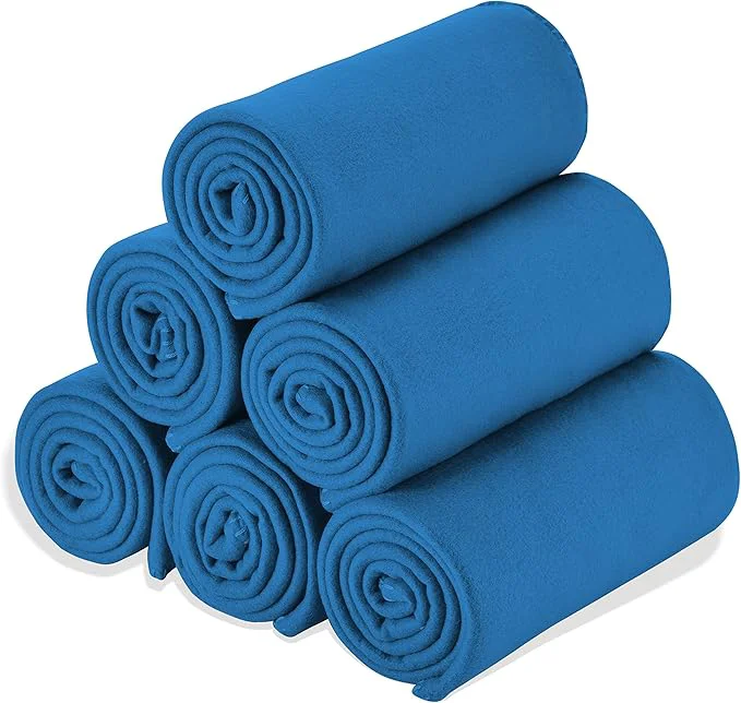 Relaxed Fleece Throw Blanket Bulk Fleece Blankets Solid Lightweight Warm Soft Cozy Outstanding