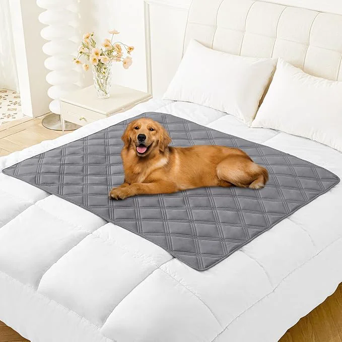 Sustainable Smiry Waterproof Dog Bed Cover Blanket 40x50 Soft Reversible Pet Blanket Versatile