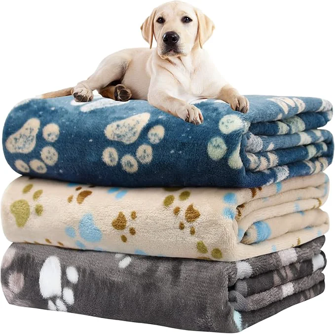 Sustainable Rezutan 1 Pack 3 Blankets for Dogs Dog Blanket for Large Medium Pet Cat Elite