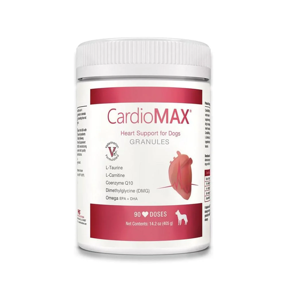 Breathable CARDIOMAX Heart Support Granules for Dogs – Vet-Formulated Antioxidant-Rich USA Made 90 Doses Superior