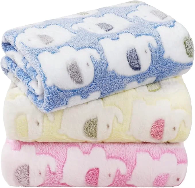 Professional LINENLUX 1 Pack 3 Blankets Super Soft Fluffy Premium Fleece Dog Blankets Smooth