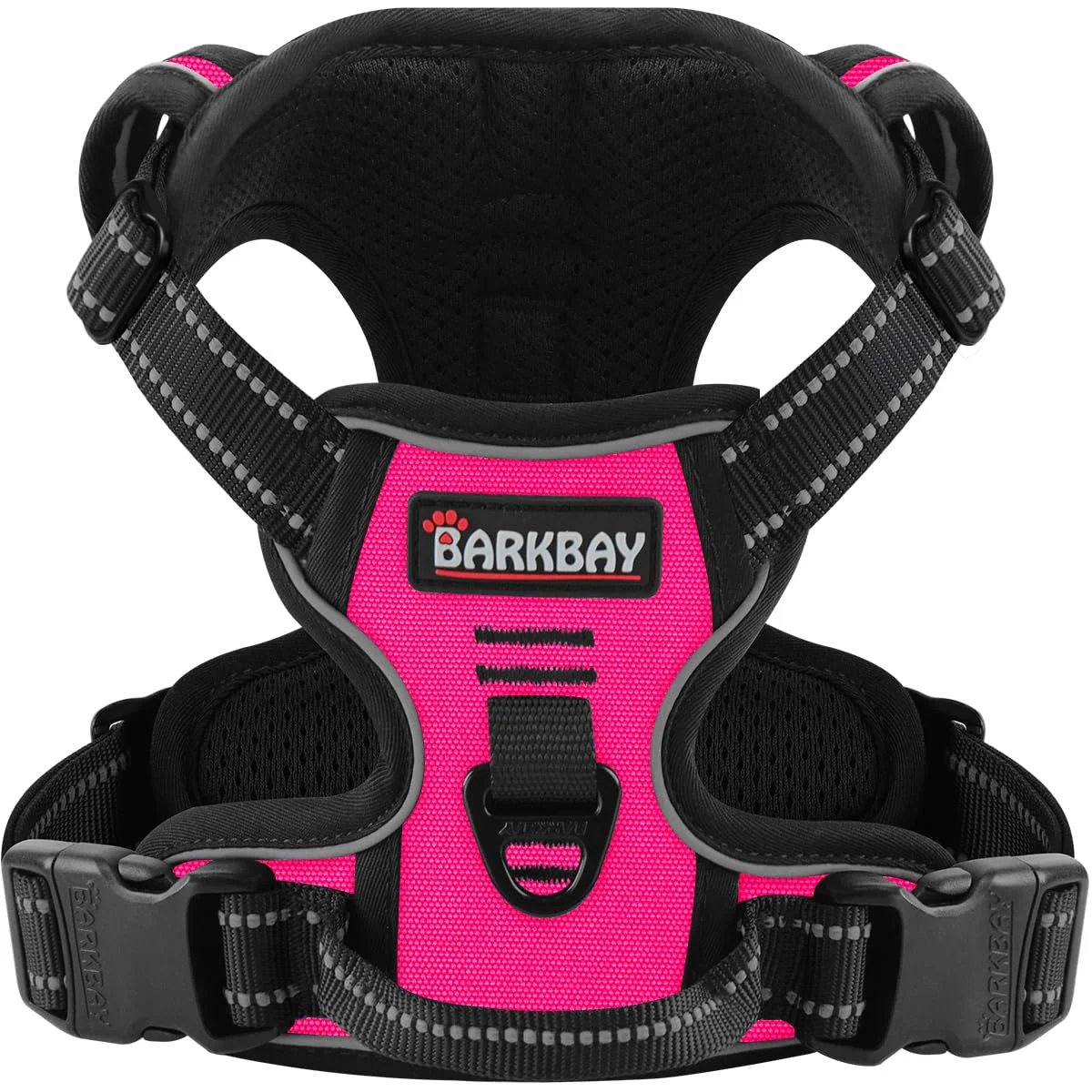 Superior BARKBAY No Pull Dog Harness for Small Dogs XS Pink – Adjustable Reflective No-Choke Durable Relaxed
