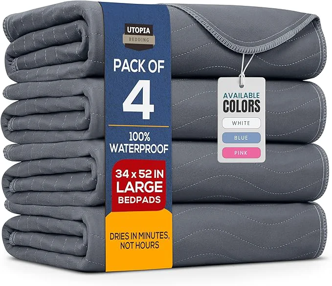 Premium Material Utopia Bedding Washable Underpads 34 x 52 Waterproof Reusable Heavy Advanced